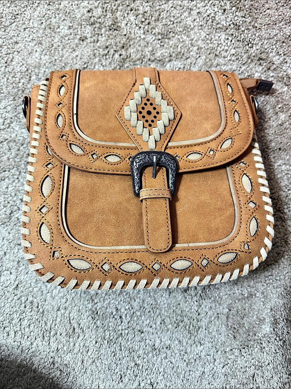 Montana West Brown Crossbody Bag